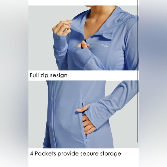 Willit Women's UPF 50+ Sun Protection Shirts Size: XXL like new/NWOT - Picture 3 of 6